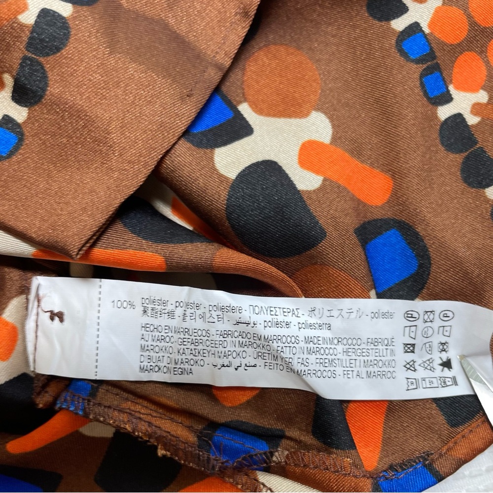 Zara Multicolor Geometric Blouse - Picture 12 of 13